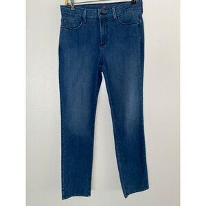 NYDJ‎ Womens Size 10 Skinny Jeans Blue Stretch Denim